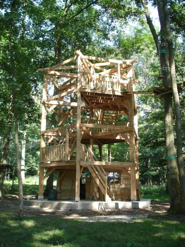 Structure accrobranche